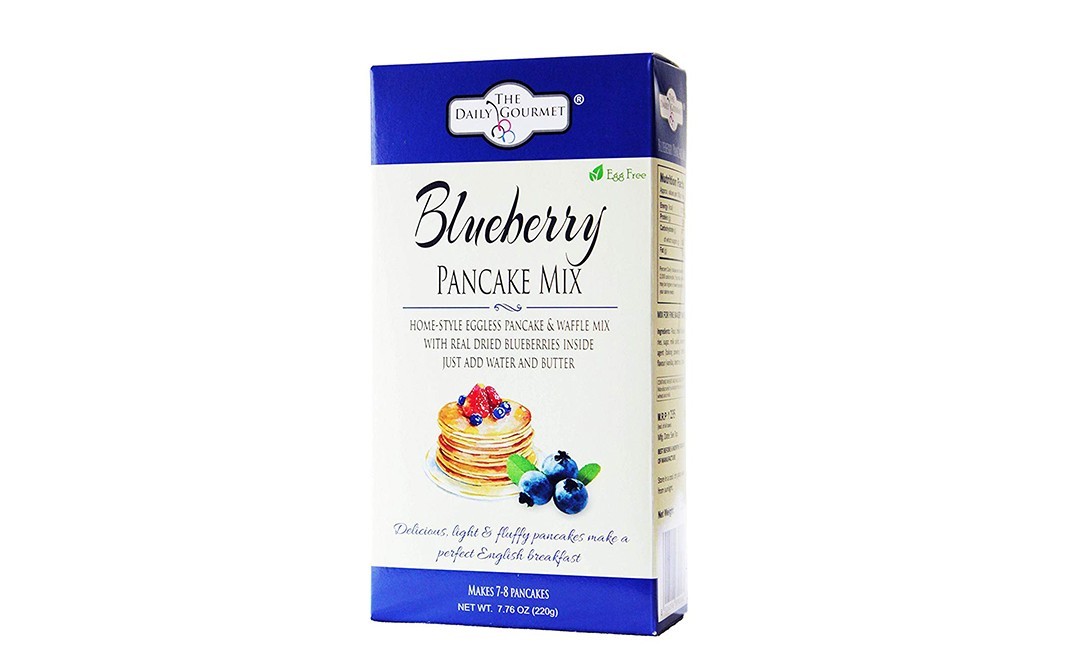 The Daily Gourmet Blueberry Pancake Mix Eggless   Pack  220 grams
